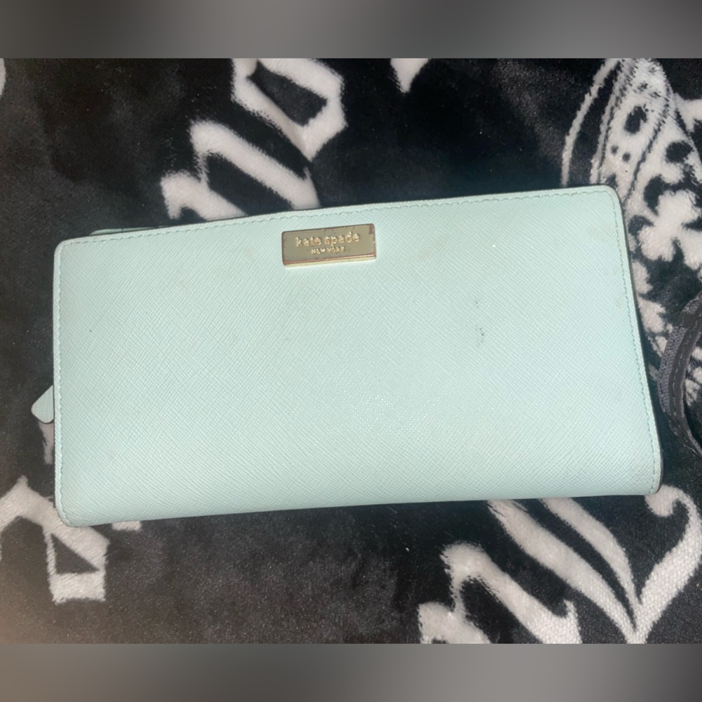 Kaye spade like blue wallet